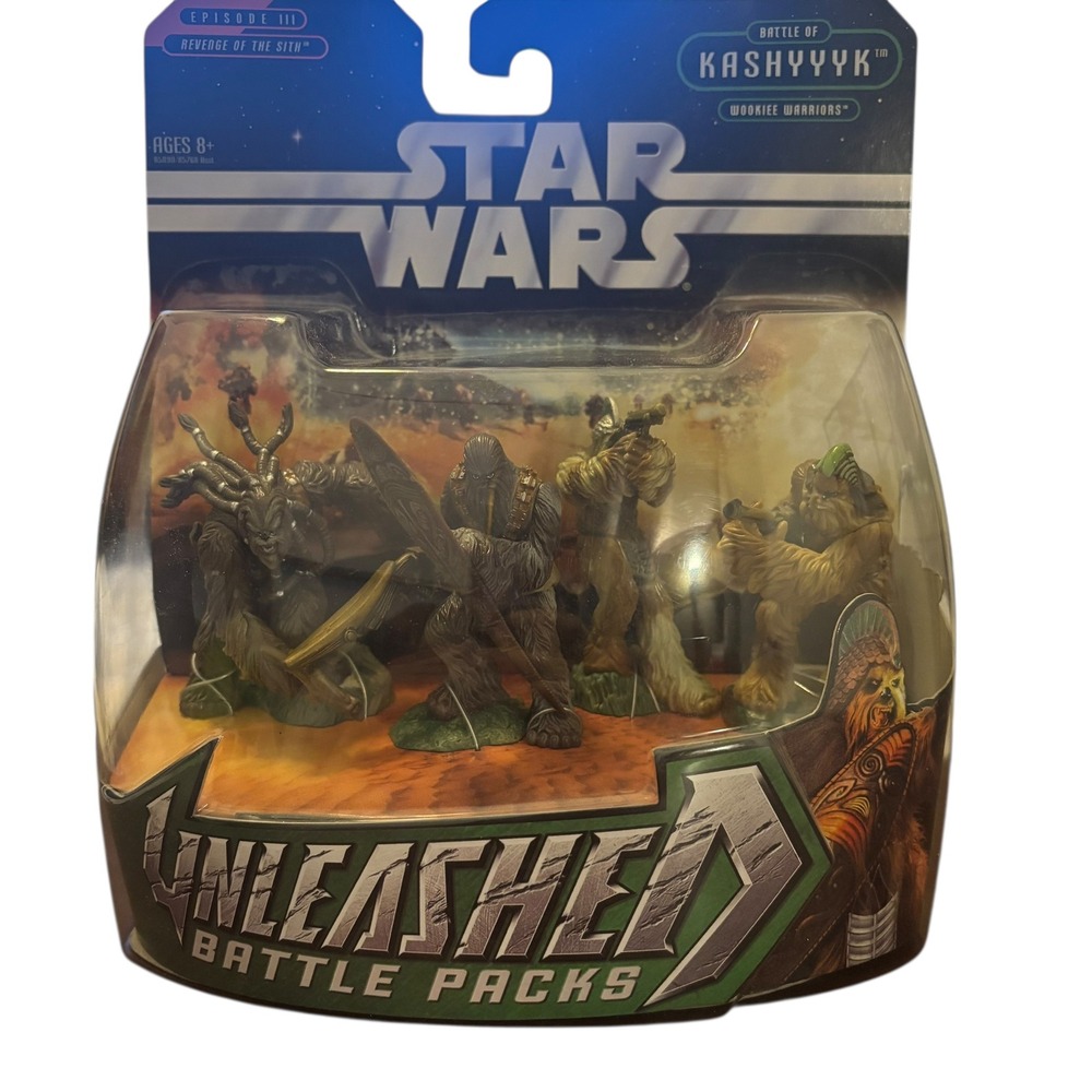 Star Wars Unleashed Battle Pack Kashyyyk Wookiee Warriors Episode III New